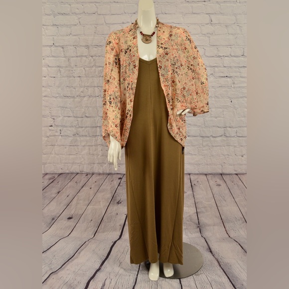 BN Zenana Plus Size Dusty Olive  V Neck Maxi Dress With Pockets Various Sizes - Picture 6 of 13